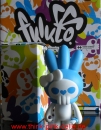 fuluto Mini Series from KUSOvinyl and Tobyhk, 4inch Wise fuluto blue/white, Rabbit Skull Figures