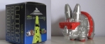 Kidrobot LORE of the LABBIT Mini Series Ary Silver Mecha Robot - Smorkin Labbit Mini Series 6