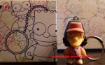 KIDROBOT X SIMPSONS KEYCHAINS Otto 1.5-INCH open Blindbox