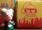 KIDROBOT X FUTURAMA KEYCHAINS 1.5-INCH MOM 1 x open Blindbox